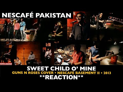 Musicians REACT to Nescafé Pakistan: Sweet Child O' Mine (Guns N Roses cover, 2013) Basement II