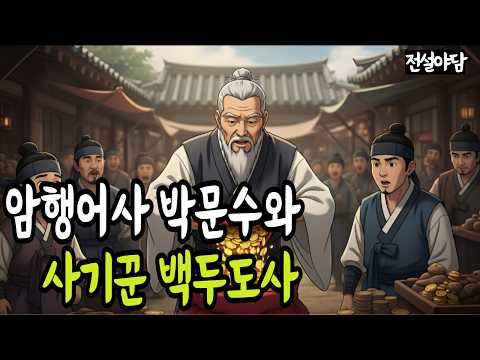 암행어사 박문수와 사기꾼 백두도사 야담, 옛날이야기, 민담, 전설, 설화,야사, 오디오북