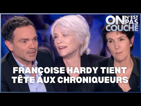 Clash ! Françoise Hardy tient tête aux chroniqueurs d'#ONPC Yann Moix et Christine Angot