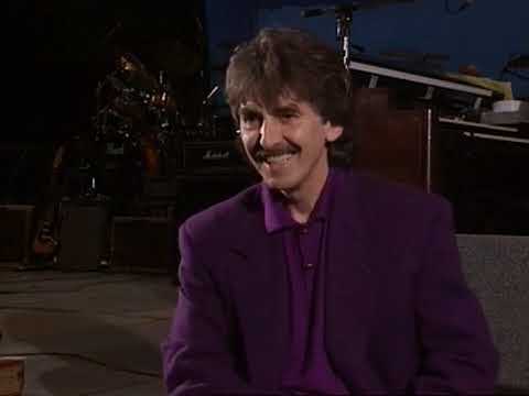 George Harrison - Interview at Royal Albert Hall (April 6, 1992, MTV footage)