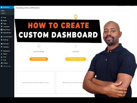 How To Create A Custom Website Dashboard | Booking Dashboard | Custom  Login Page