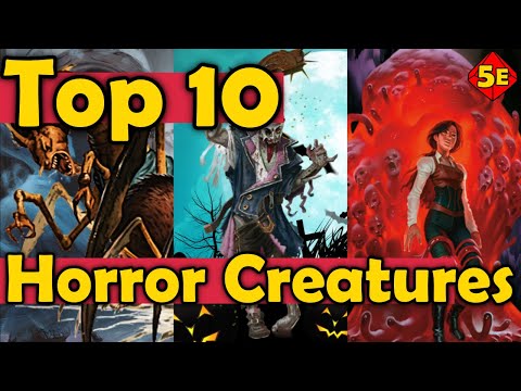 Top 10 Halloween and Horror Themed Creatures in DnD 5E (CR5 and Lower)