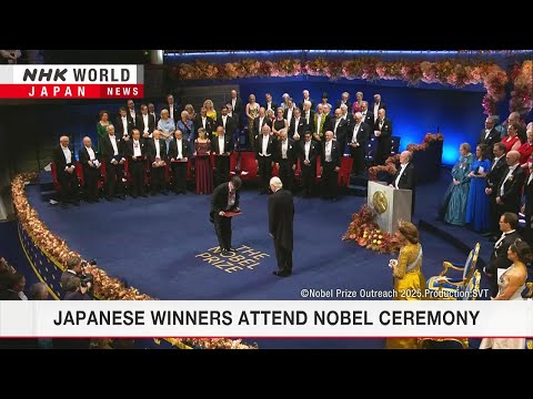 Japanese scientists honored at Nobel ceremonyーNHK WORLD-JAPAN NEWS
