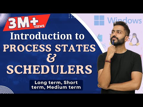 L-1.5: Process States in Operating System| Schedulers(Long term,Short term,Medium term)