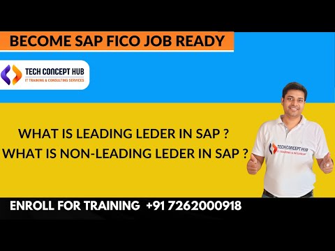 What is leading ledger and non leading ledger in sap? What is new GL in SAP? Best sap fico training