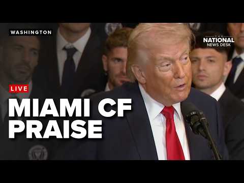 Trump hosts Miami CF at White House