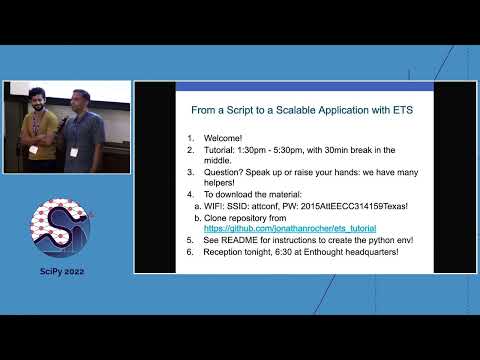 Sharing scientific tools from script to desktop- Jonathan Rocher, Prabhu Ramach | SciPy 2022