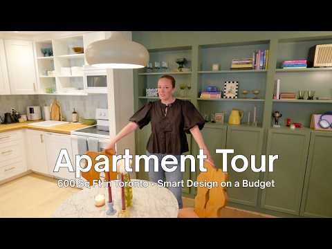 Touring a Stunning 600 Sq Ft Toronto Apartment with DIY IKEA Hacks