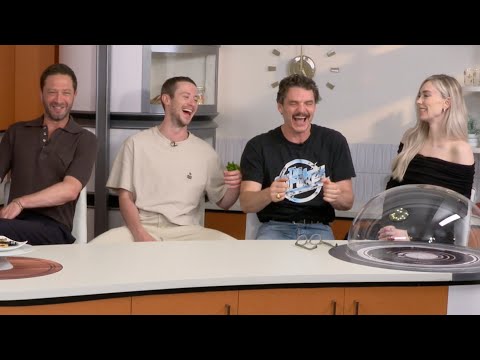 Hilarious FANTASTIC FOUR Interview CRASHED By Adorable Co-Star | Pedro, Vanessa, Joseph and Ebon!