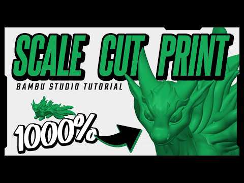 How To Cut Large 3D Models For Stronger Prints - Bambu Studio Tutorial