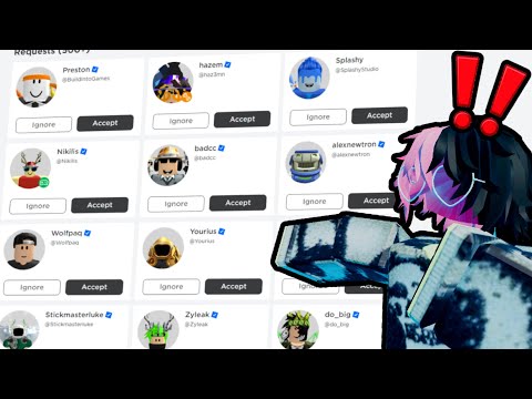 I SENT 100 FRIEND REQUESTS TO ROBLOX DEVELOPERS