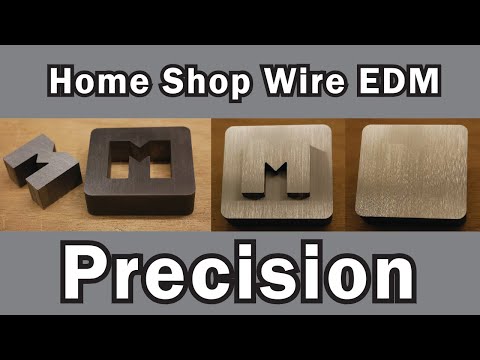 Amazing precision of a DIY Wire EDM machine