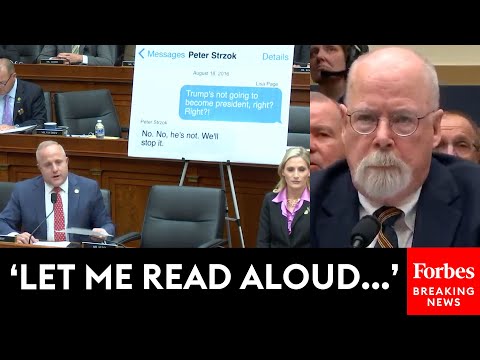 Russell Fry Brings Up Peter Strzok And Lisa Page During John Durham Questioning