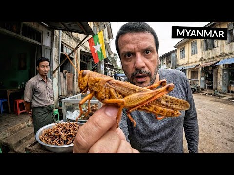 A cidade de MYANMAR que ninguém visita!! (comidas de rua) 🇲🇲