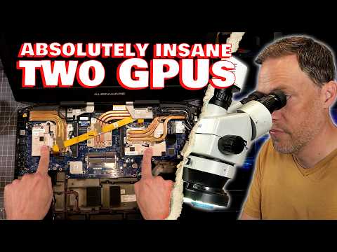 Trying To Save This 18.4" Alienware With Two GPUs And One Major Problem!