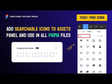 Add Icons to Team Library in Figma (7000 Free Icons)