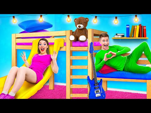 Мы построили двухэтажную кровать | 24 часа челлендж c Multi DO Challenge