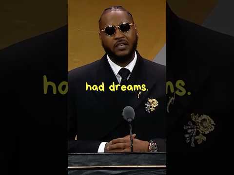 Carmelo Anthony’s HOF Speech Was Cold 🙏🏼