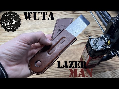 Изготовление кожаной рукояти для шорного ножа WUTA от #wildleathercraft