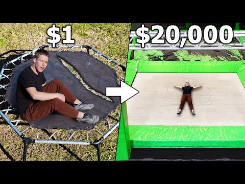 $1 VS $20,000 Trampoline
