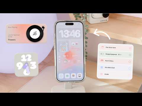 📱 Best iPhone Widgets you NEED to try! | functional, aesthetic widgets