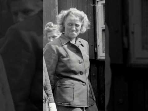 Interview of Herta Bothe nazi camp guards known as Sadist of Stutthof in #worldwar2 #ww2