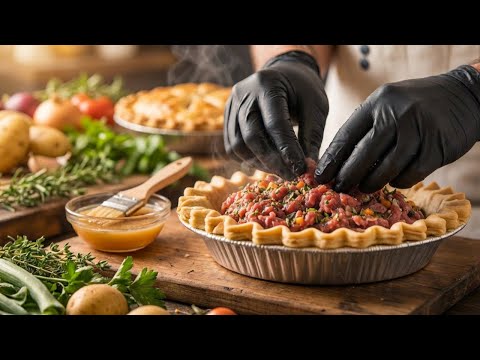 Grandma's Secret Lezgi Meat Pie Recipe 🍖 | Crispy & Delicious!