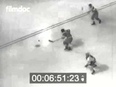 Олимпийские игры 1956 года. Кортина-д'Ампеццо. 5-й матч финального турнира. СССР - Канада