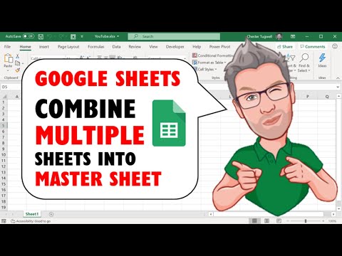 Combine or Pull Data from Multiple Sheets into a Master sheet in Google Sheets