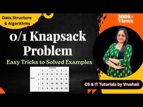 DSA 64 : 0/1 Knapsack Problem | Solved Example | EASY TRICKS