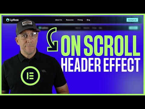 Hide/Reveal a Sticky Header on Scroll Effect in Elementor (SEO Safe!)