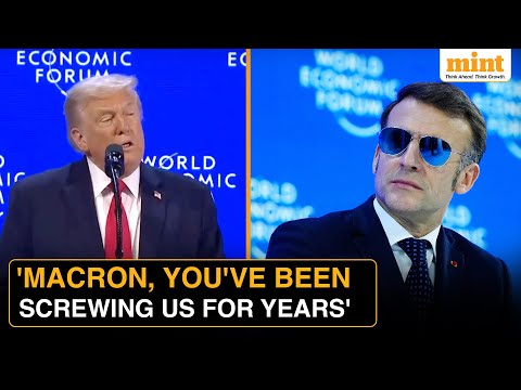Trump Torches Macron After Mocking Him For Wearing Sunglasses At Davos 'What The Hell Was That?'