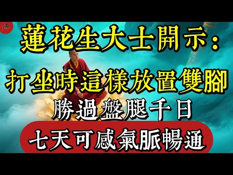 蓮花生大士神秘足印法：這樣坐7天，勝過盤腿千日，氣脈暢通！|佛教 |佛學知識|修心修行|禪悟人生 |南無阿彌陀佛|養生|談佛心安