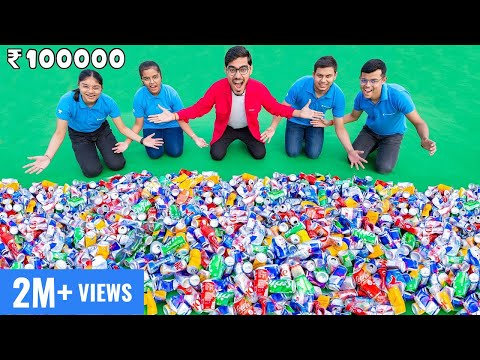 ₹100000 Treasure From Trash Challenge Ft. Crazy XYZ🔥- हमने कचरे से बना दिया खज़ाना | 100% Real