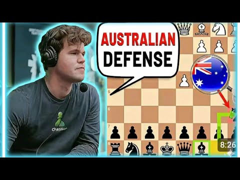 Magnus Carlsen Teaches the Australian Defense With Perfect ...