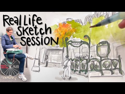 Urban Sketching in Paris
