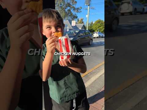 Noah reviews KFC nuggets #kfc
