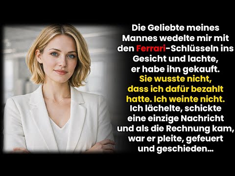 Die Geliebte meines Mannes prahlte mit meinem Auto. Ich lächelte – und ließ ihn pleite zurück.
