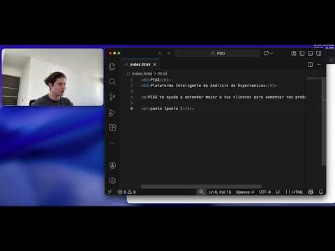 Entendiendo HTML, Documentación en MDN y Website de PIAX | PRO3