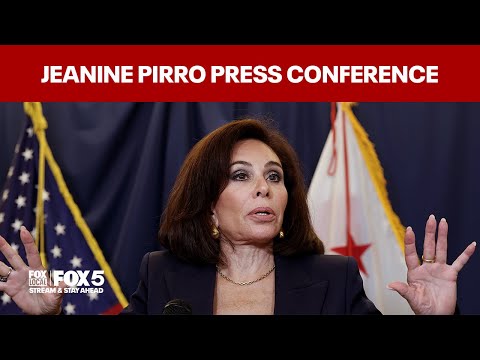 WATCH: Jeanine Pirro press conference