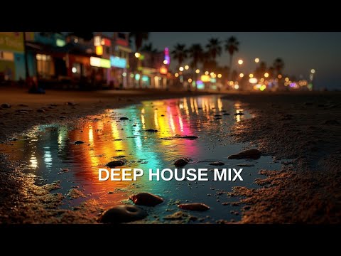 Late Night Chill Music ~ Palm Trees Reflection & Deep House Relaxing Vibes