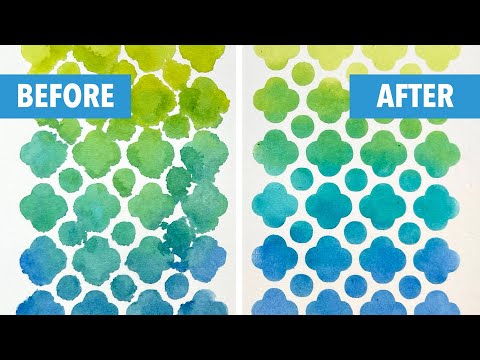 The Watercolor Stencil Hack Every Artist and Crafter Should Know!