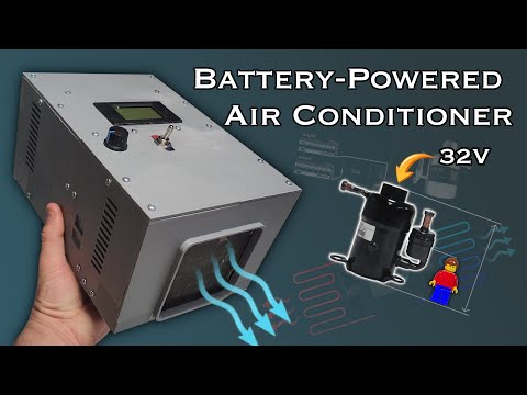 DIY Mini Battery-Powered Vapor-Compression Air Conditioner