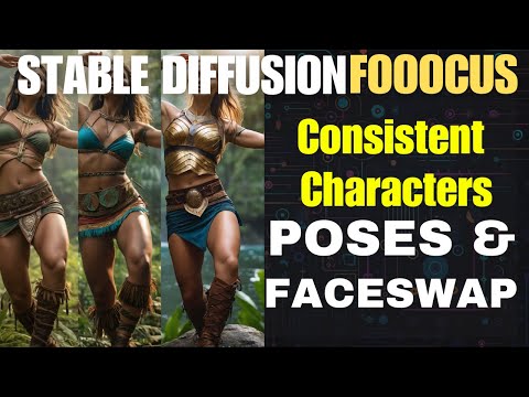 Stable Diffusion - Poses and FaceSwap - Fooocus - Image Prompts