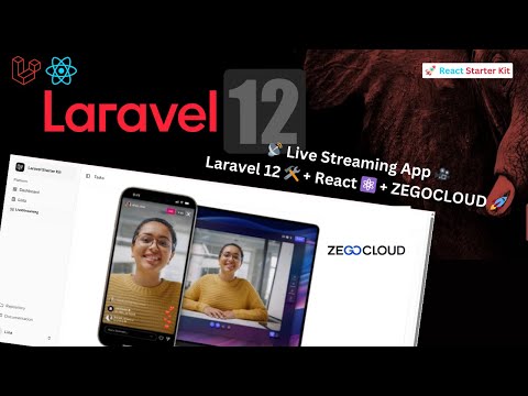 Build a Live Streaming App with Laravel 12 + React using ZEGOCLOUD Live Streaming SDK 🚀