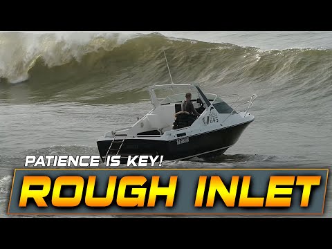 BOAT BURIED IN MONSTER WAVES AT CAPBRETON INLET | BOAT ZONE