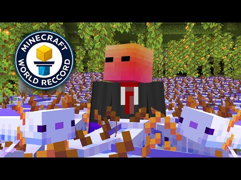 I Got 5,000 of the Rarest Axolotl in Minecraft
