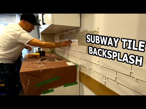 How to Install Subway Backsplash Tile