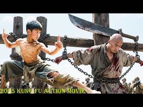 2025 Kung Fu Action Movie: Father is publicly executed, son raids the execution site to save him!
