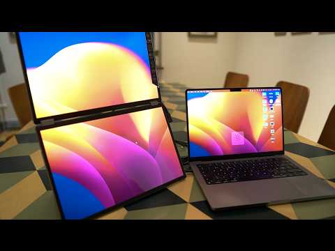 Asus ZenScreen Duo Oled MQ149CD Portable Monitor Unboxing & First Use